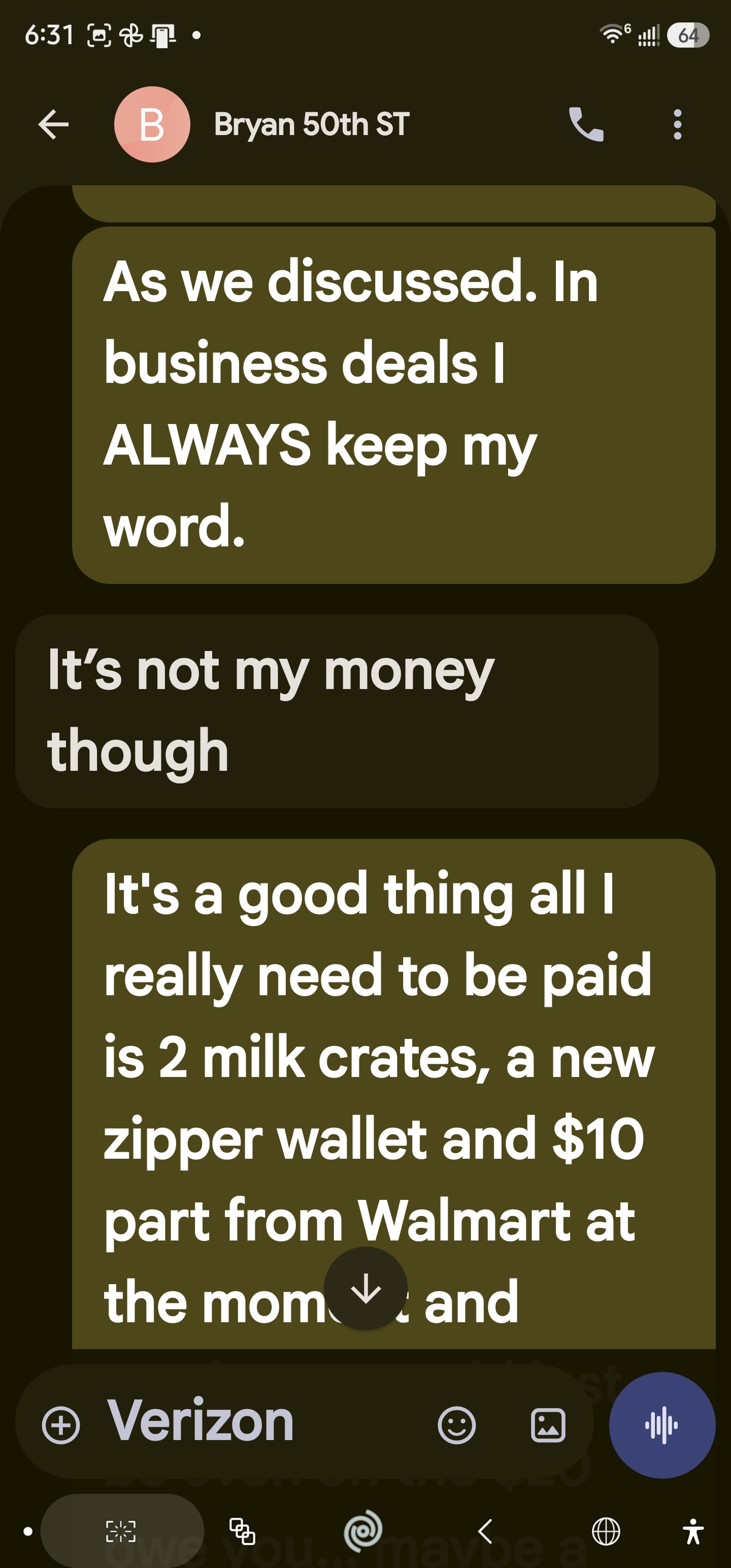 Bryan message screenshot 15 of 15