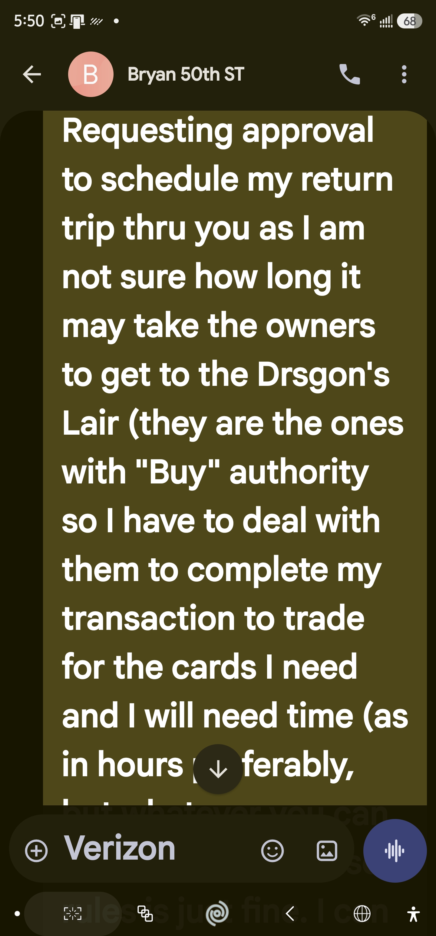 Bryan message screenshot 2 of 15
