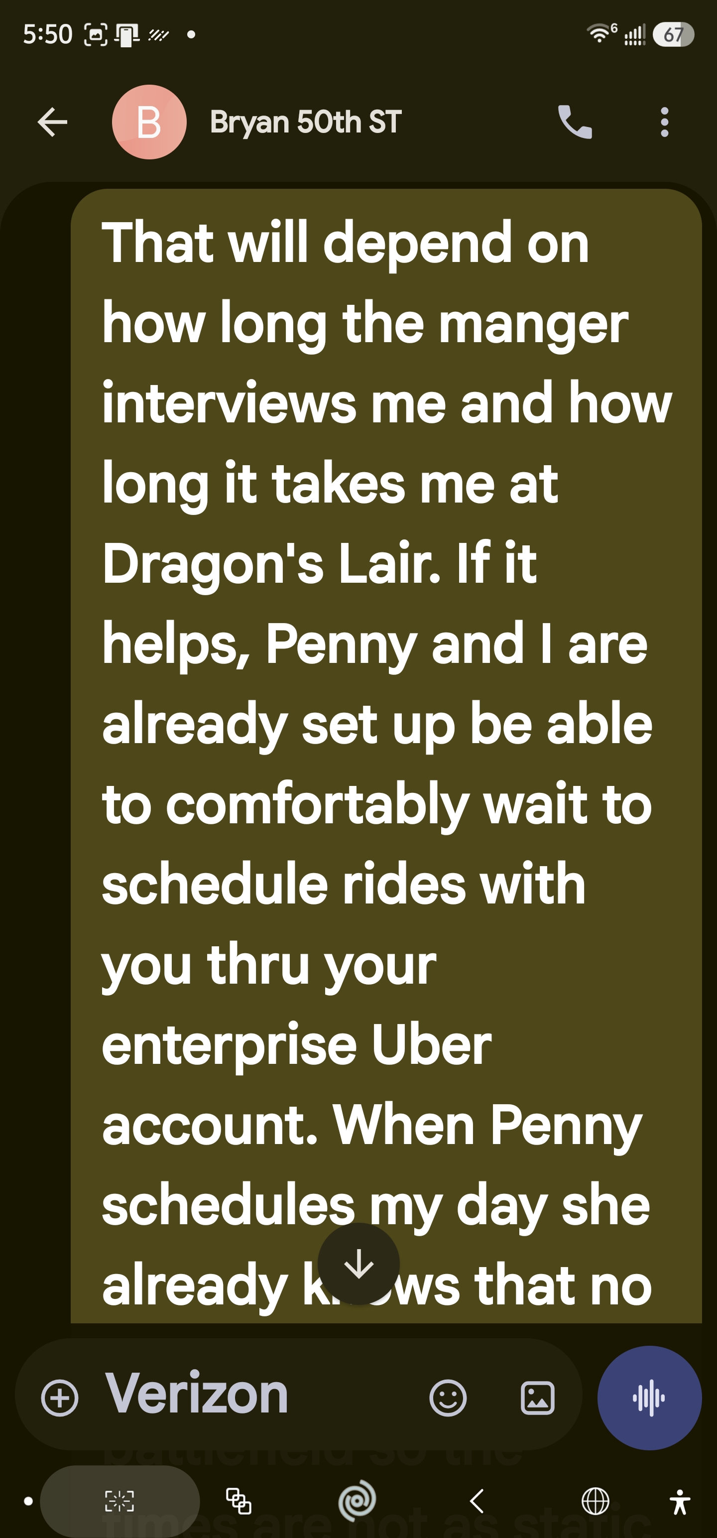 Bryan message screenshot 7 of 15