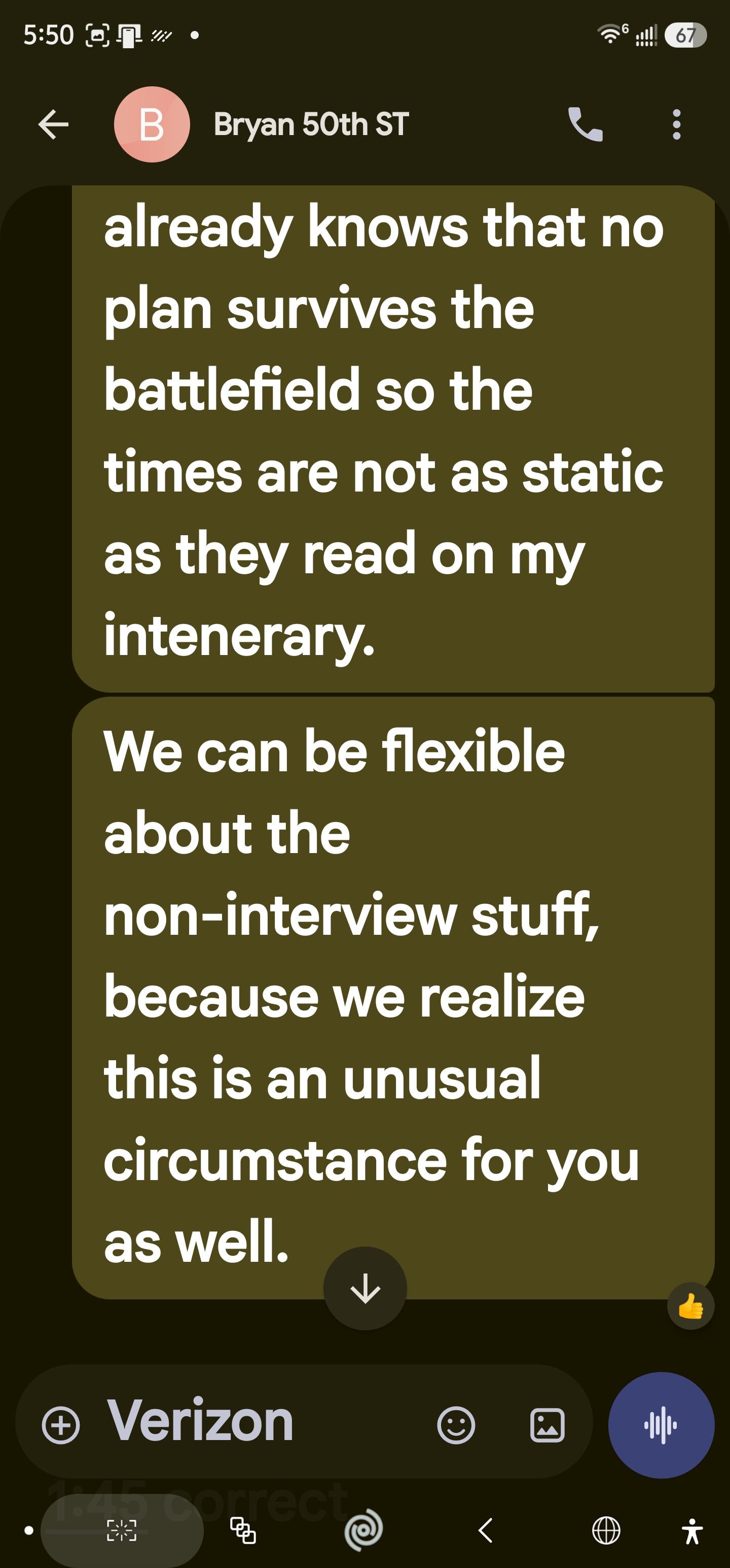 Bryan message screenshot 8 of 15