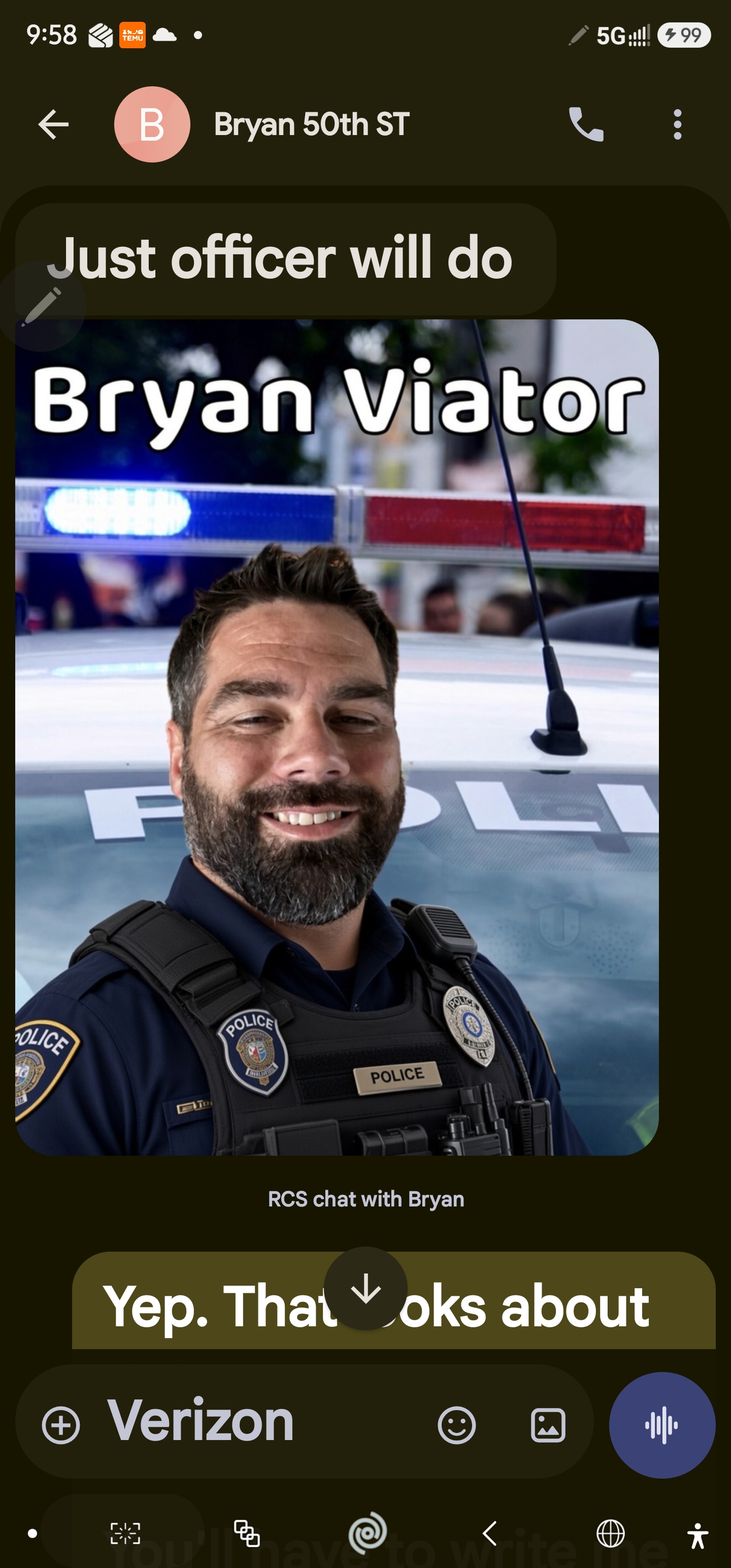Officer Brian – Out for Good